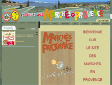 Tablet Screenshot of marches-provence.com